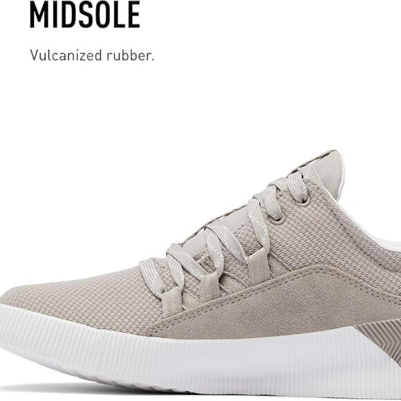 Sorel Out 'N About Plus Waterproof Suede Sneakers, Dove Size 8 - Picture 4 of 11